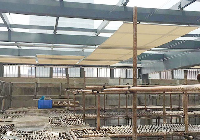 电动天棚帘安装案例